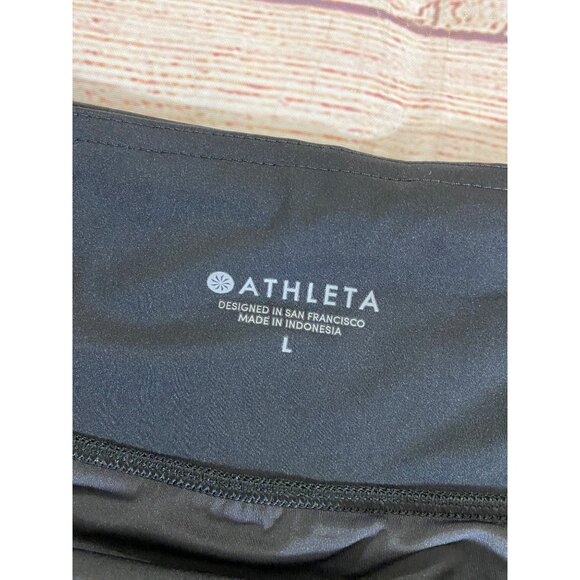 Athleta Women's Black Athletic Workout Running Shorts - Large - Picture 7 of 10